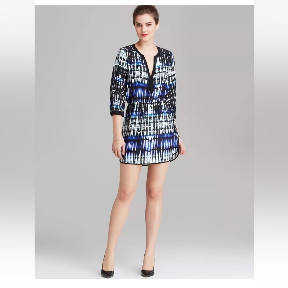 Parker Women's Tie Dye Silk A Line Dress Size S